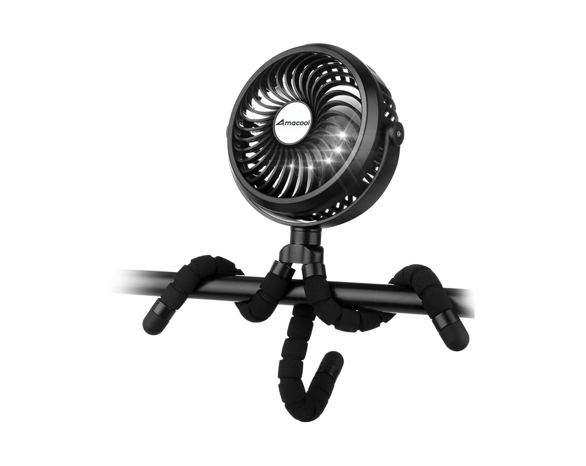 AMACOOL Battery Operated Stroller Fan