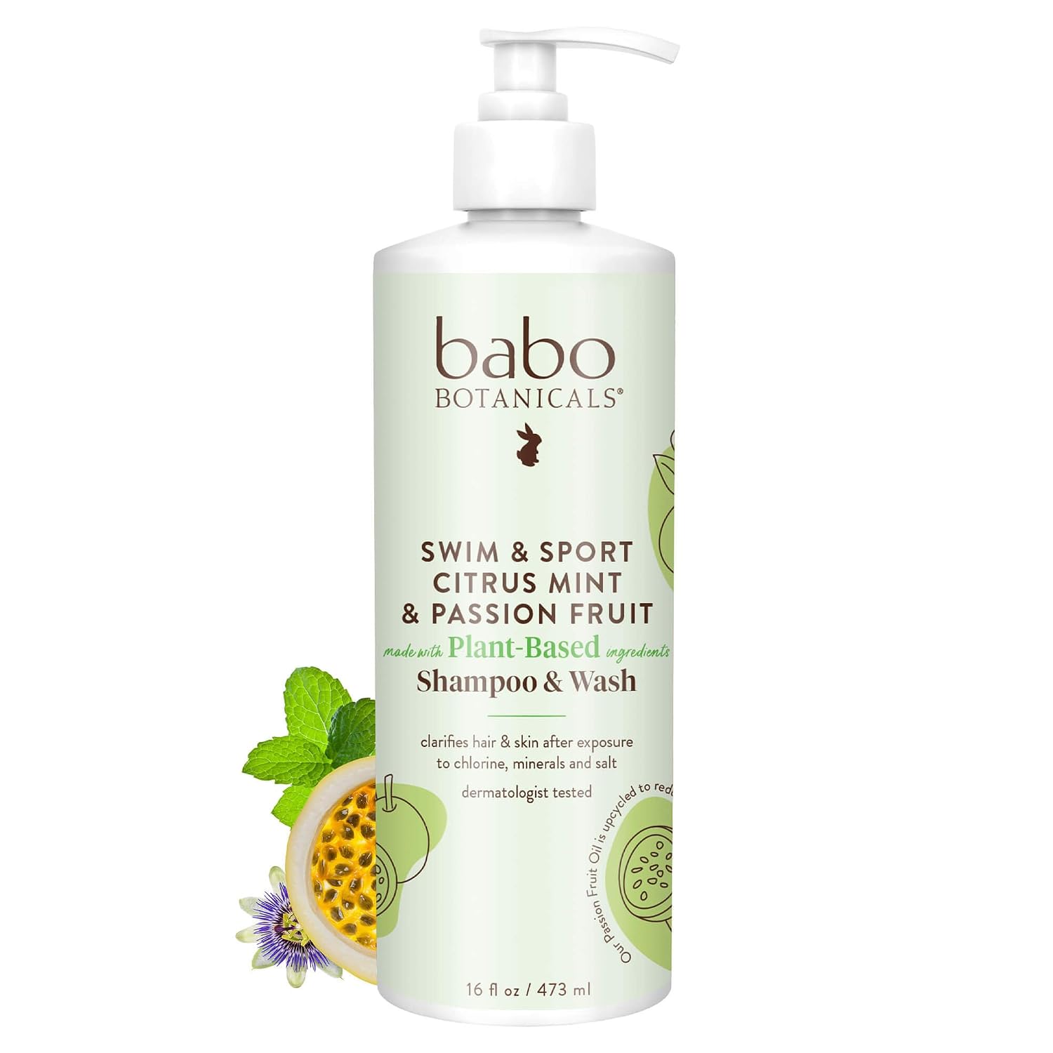 Babo Botanicals Swim & Sport Shampoo & Wash (16 oz)