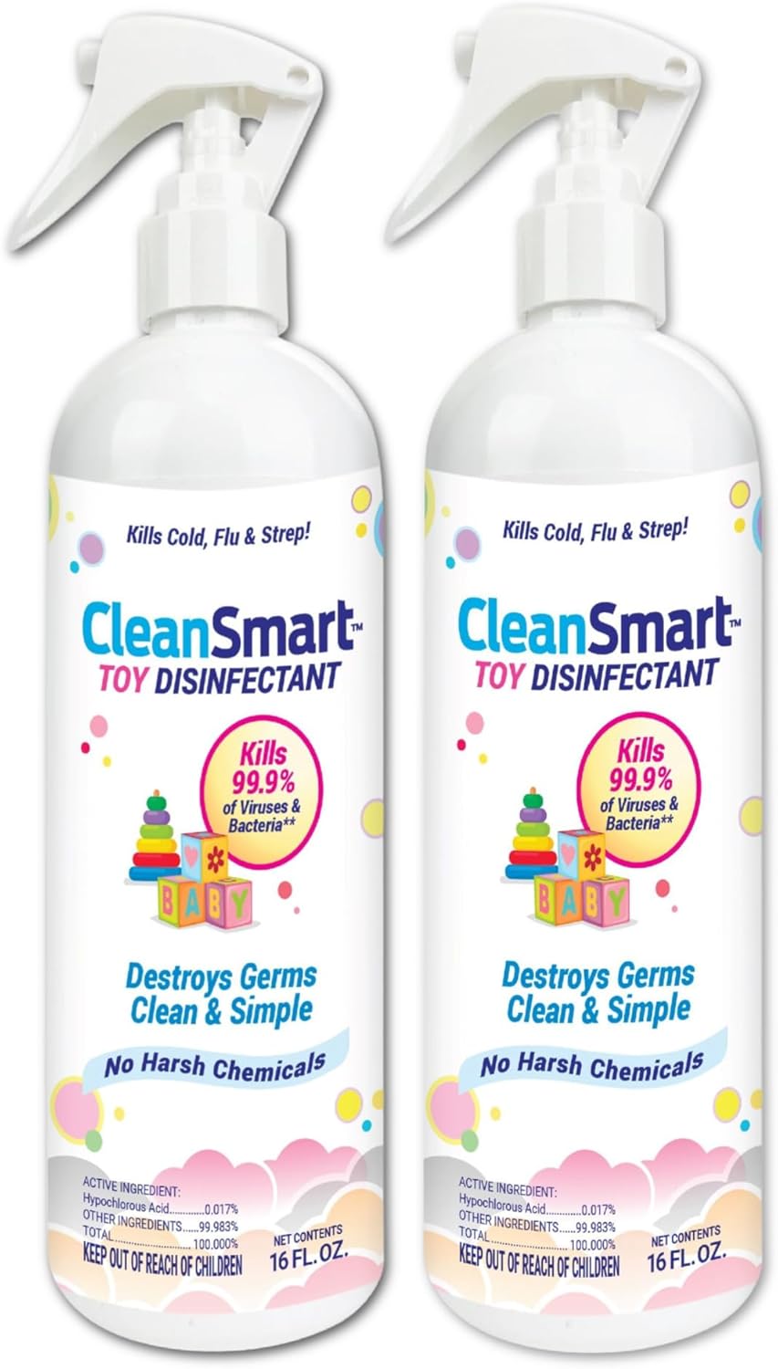 CleanSmart Toy Disinfectant Spray (16 oz, 2-Pack)