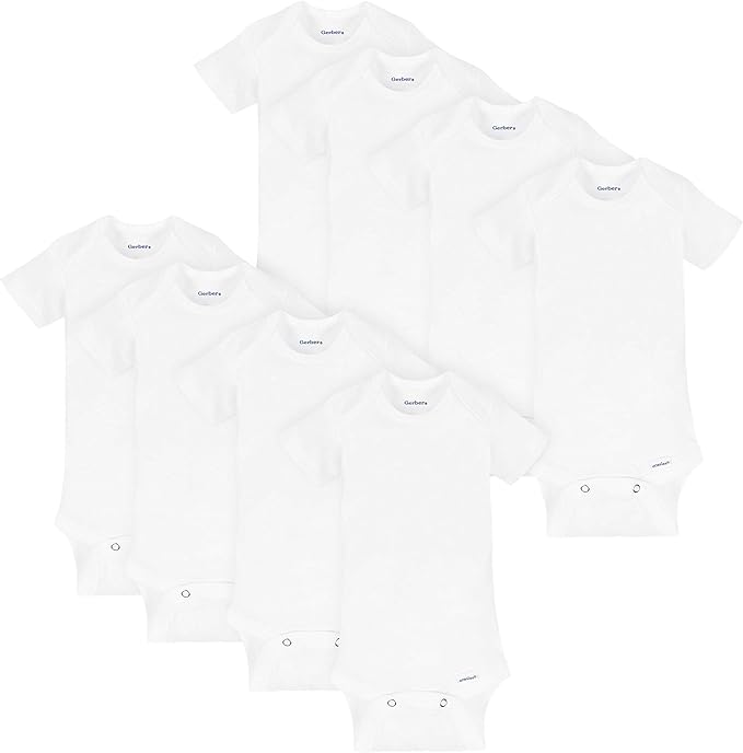 Gerber 8-Pack Short Sleeve Onesies Bodysuit