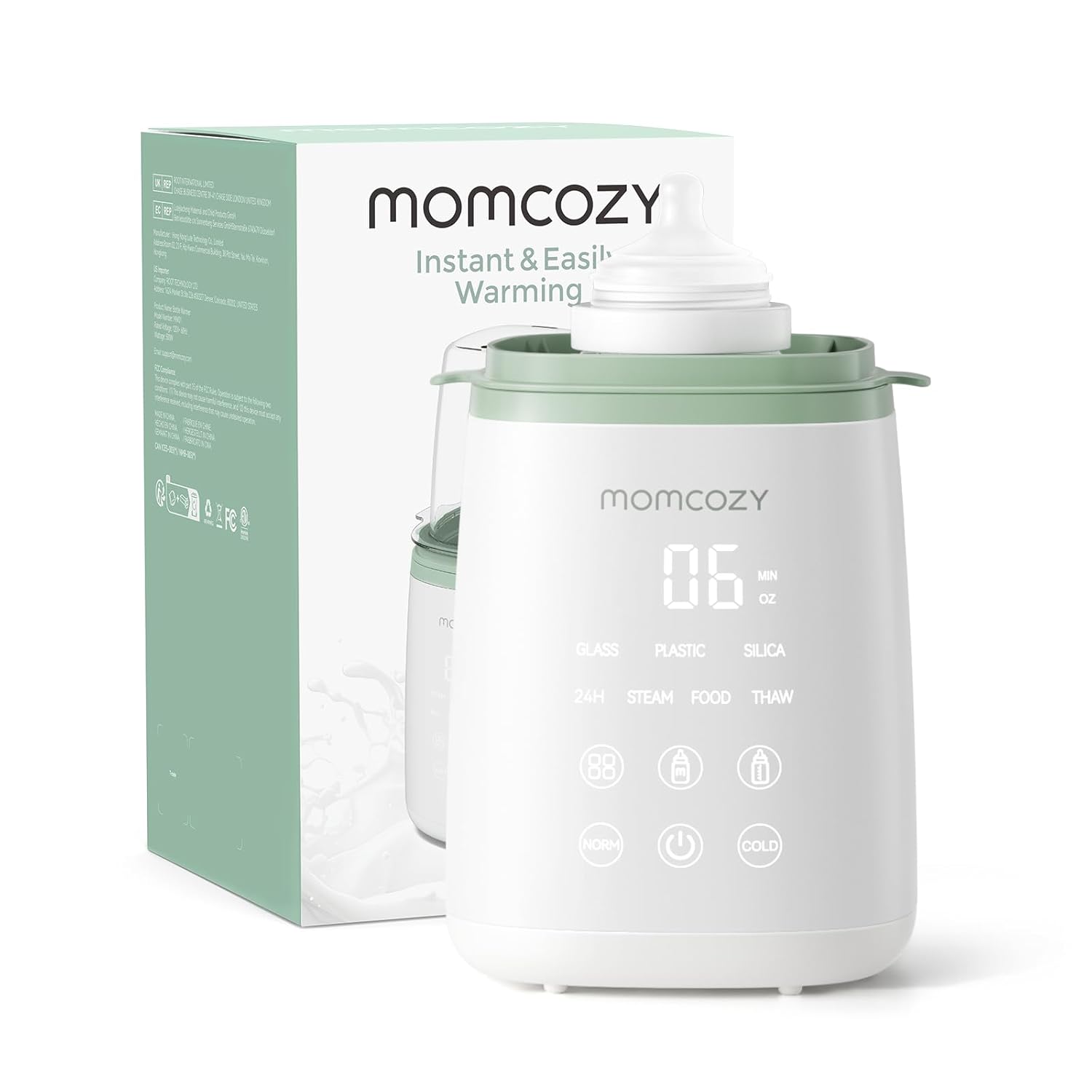 Momcozy Bottle Warmer with Countdown & Temperature Control