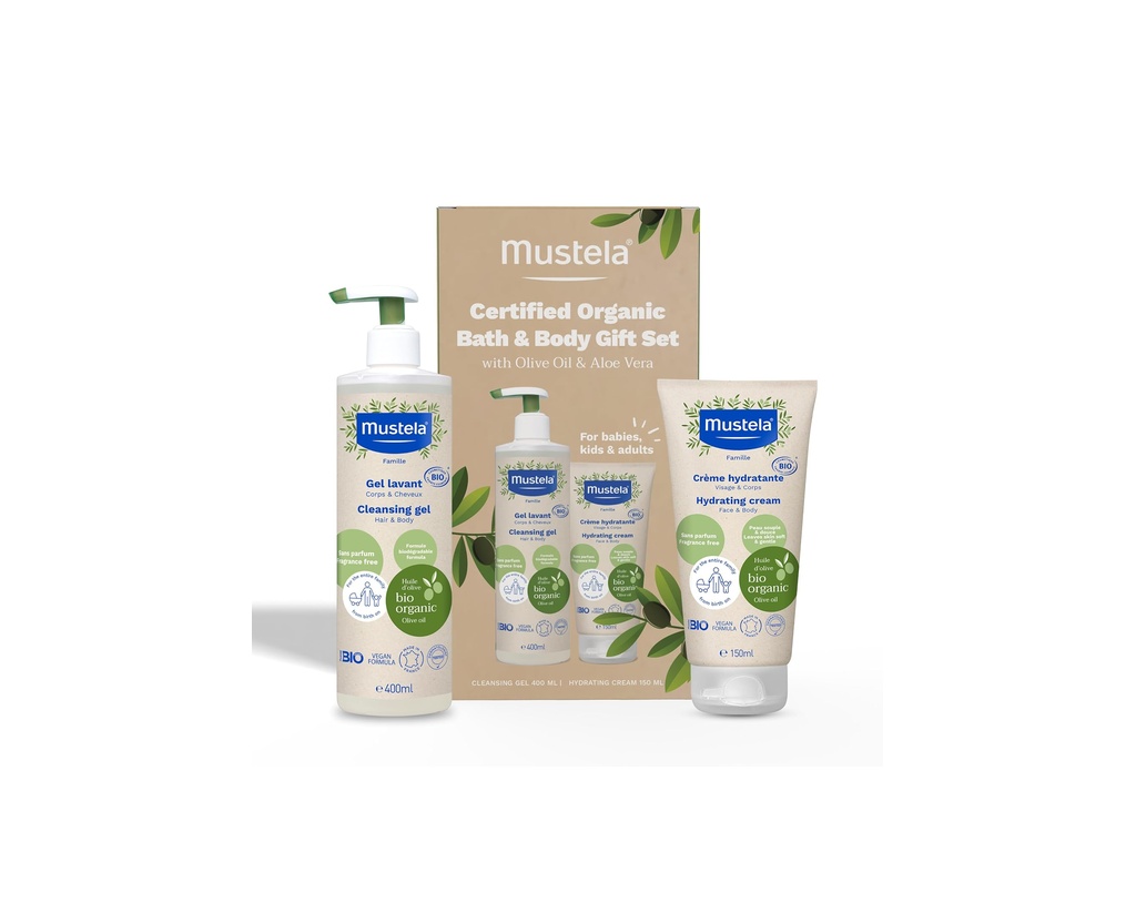 Mustela Certified Organic Bath & Body Gift Set