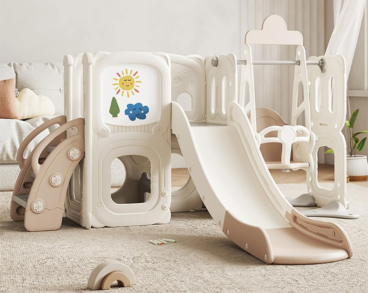 Toddler Slide with Swing