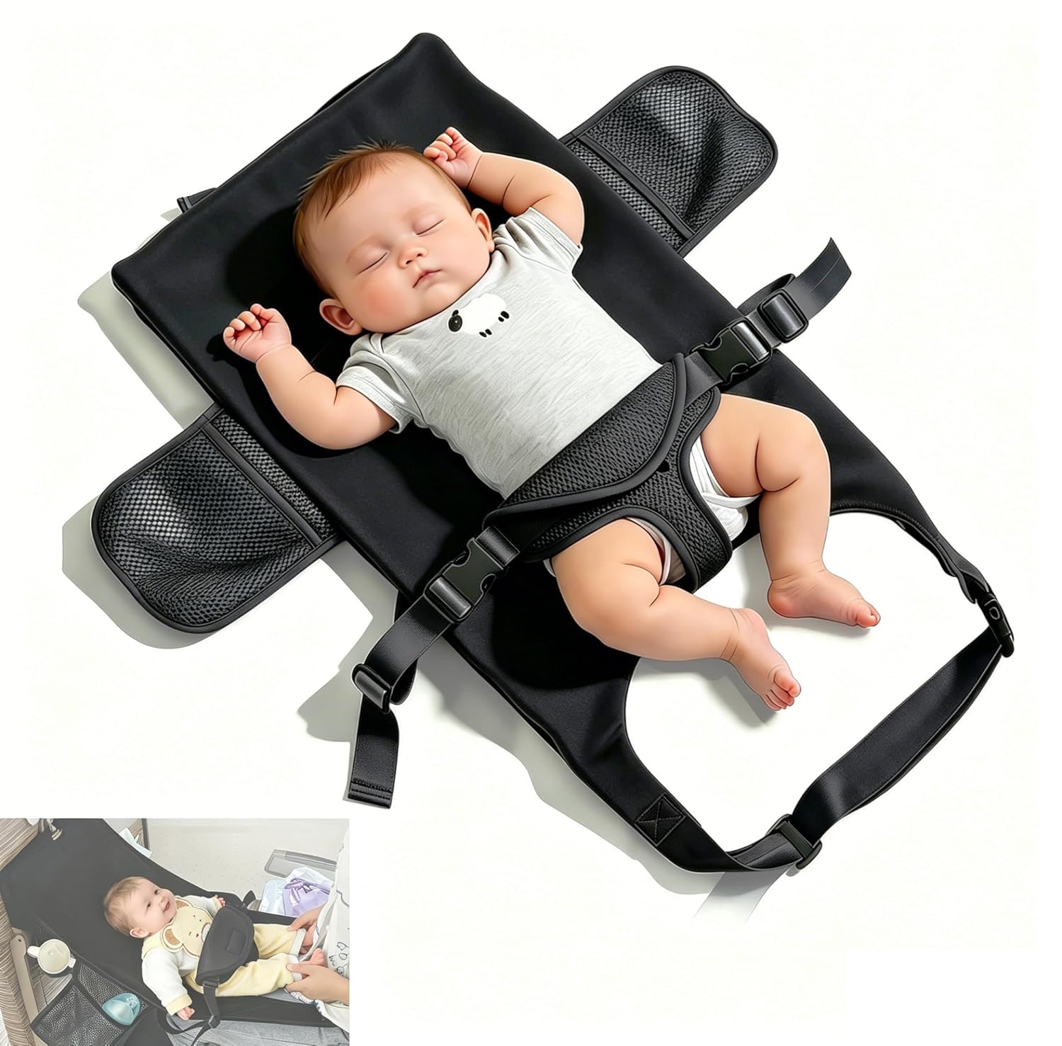 VANDOULUM Baby Airplane Bed
