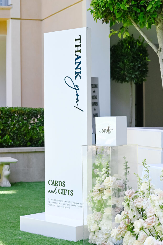 Bridal shower moment